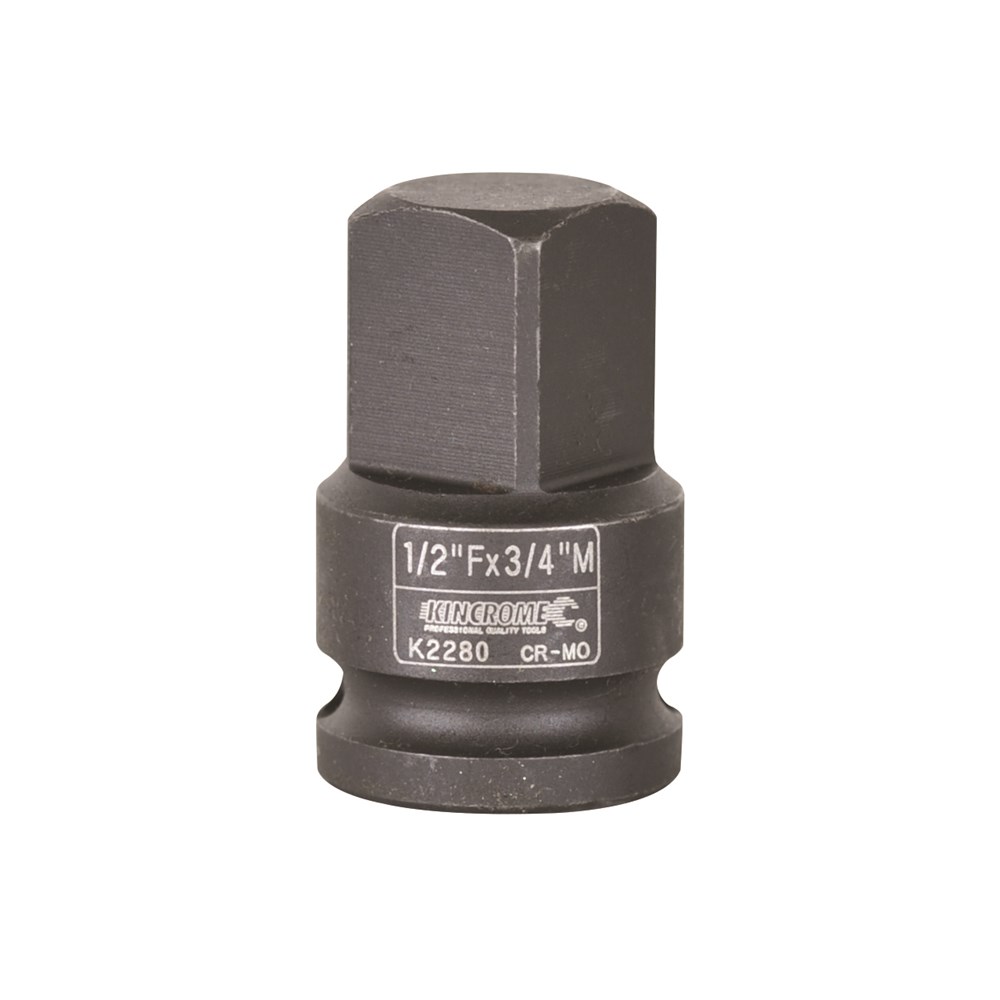 KINCROME IMPACT ADAPTOR 1/2'' F X 3/4'' M